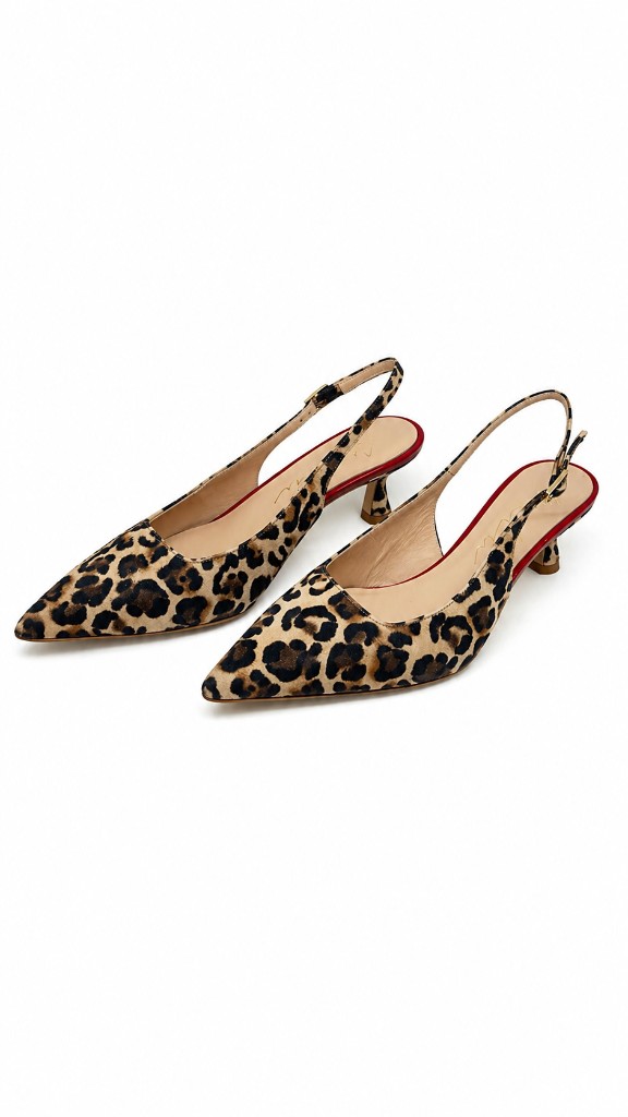 Slingback-Pumps im Leoparden-Look — Petra Schneider, Darmstadt